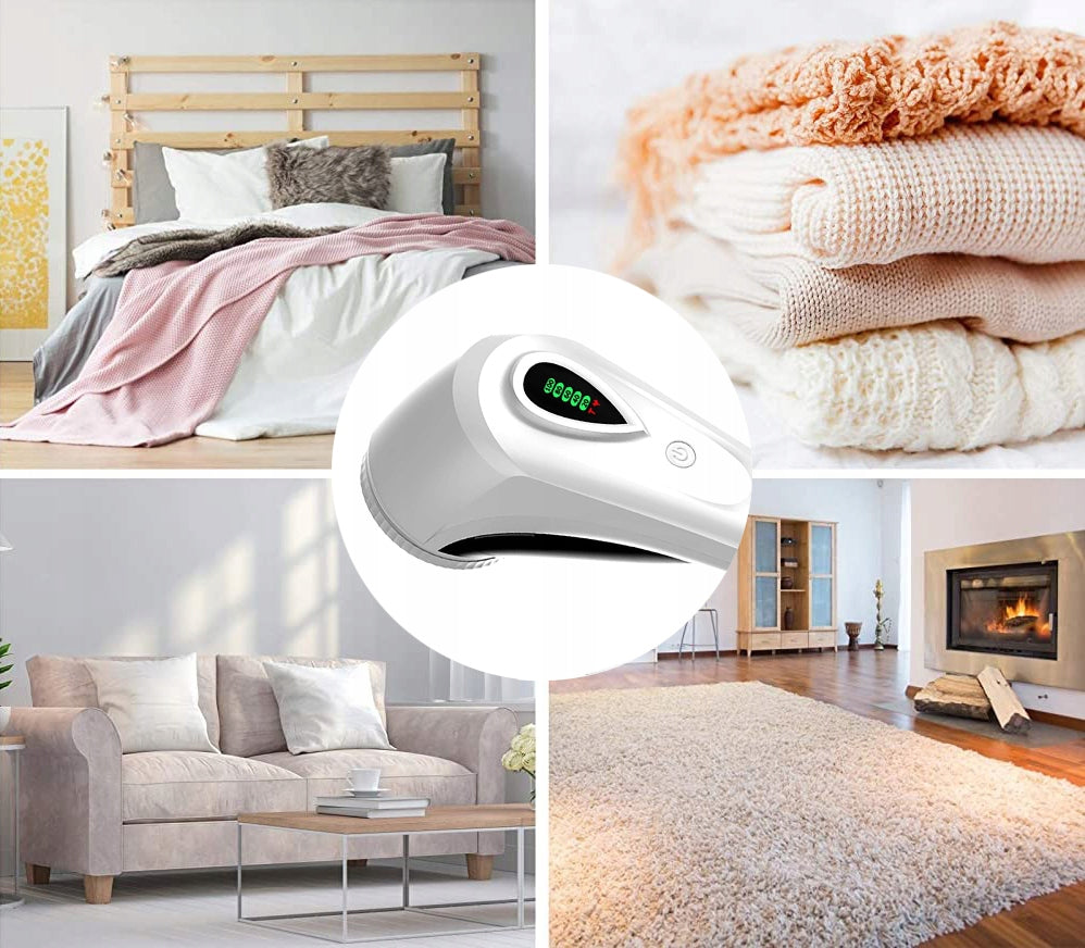 Clothes Shaver PRO LCD Upholstery Fabric Sweater Machine Wireless Packaging status original