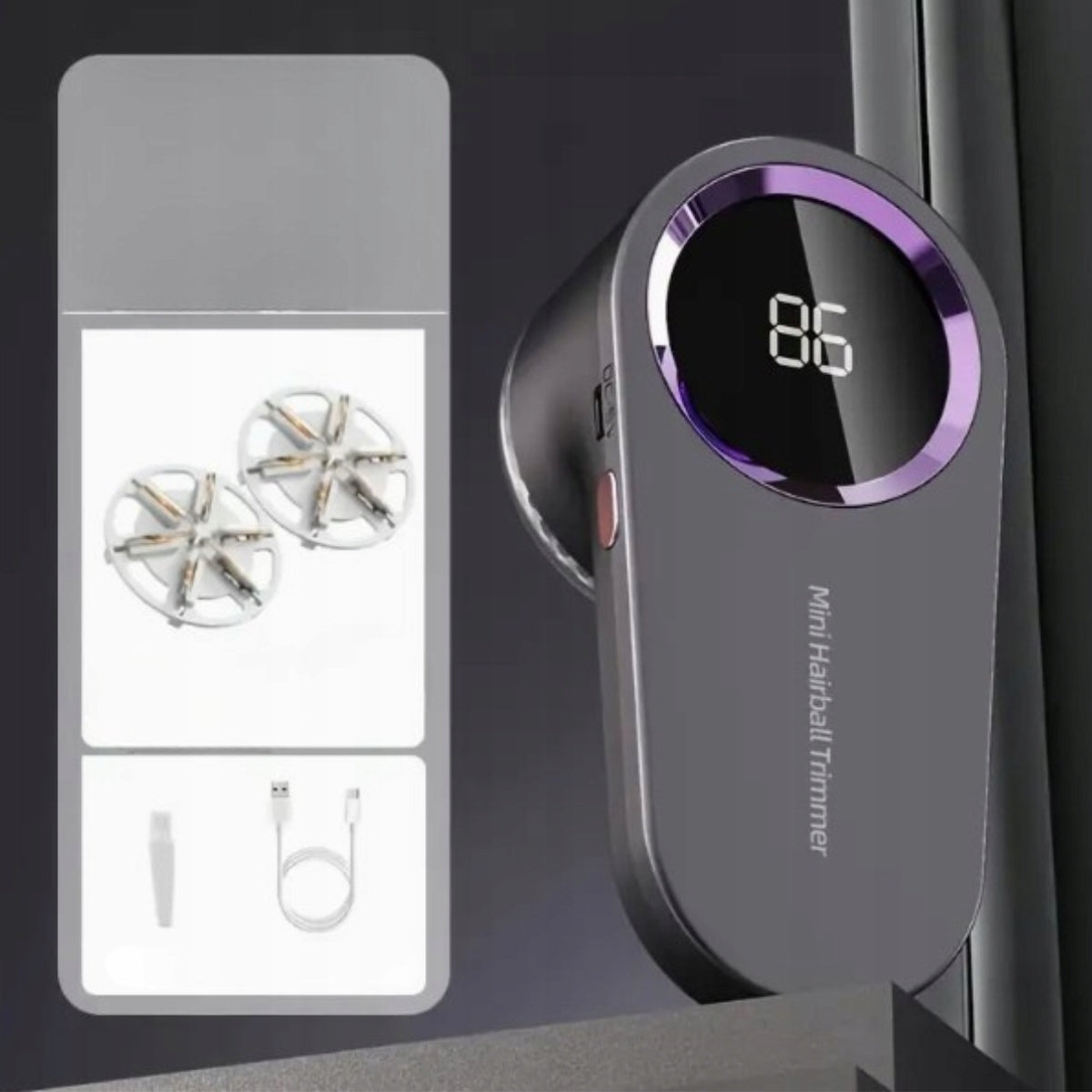 Clothes Shaver USB Display Manufacturer code Golarka do ubrań