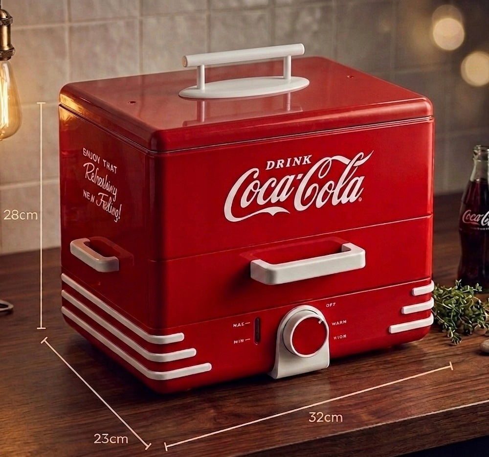 Coca-Cola Salco Hot-dog maker steamer 600 l red 600 W Manufacturer code SHD-80CC