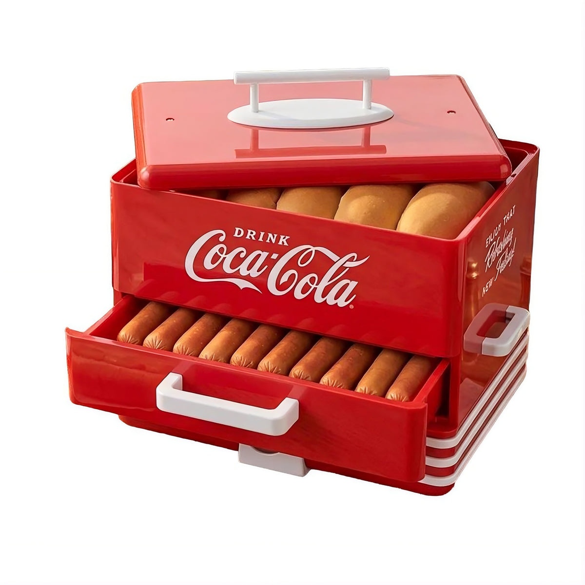 Coca-Cola Salco Hot-dog maker steamer 600 l red 600 W