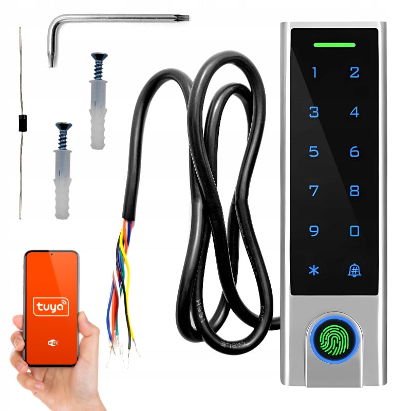 Code Lock Encryptor Waterproof Keyboard RFID Reader WiFi Print Tuya