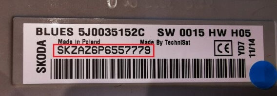Code for radio - Decoding Remote unlocking SKODA Navi ALL Manufacturer code Kod do radia Skoda zdalnie rozkodowanie