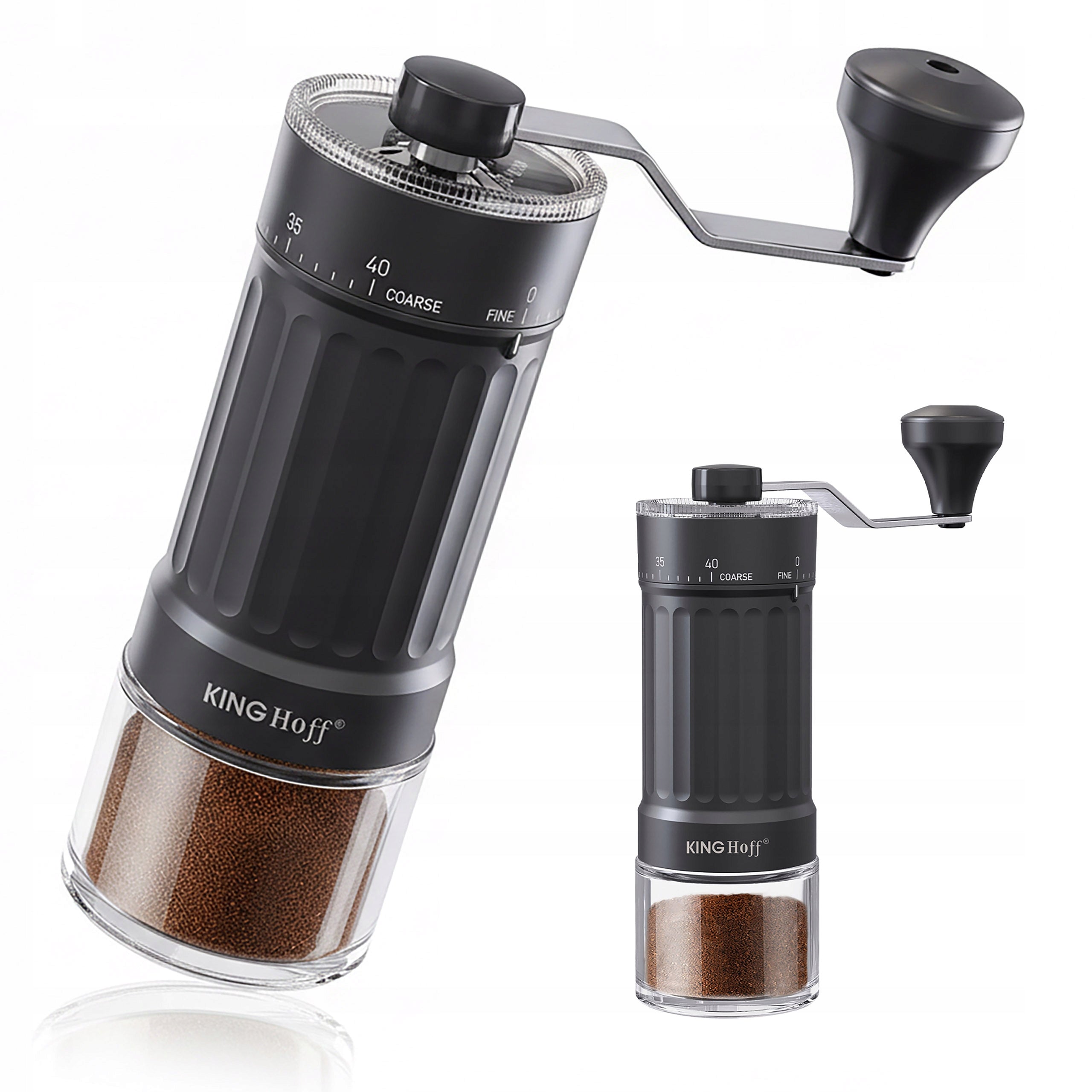 Coffee Grinder Manual Incandescent Grinding Thickness Adjustment Brush