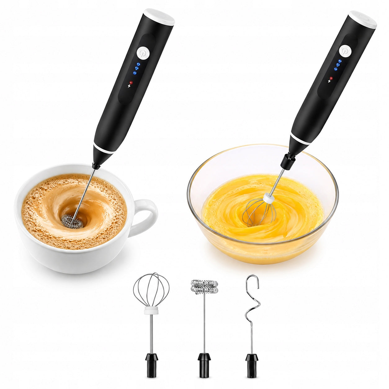 Coffee Milk Foamer Electric Handheld Wireless Mixer