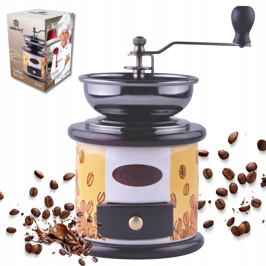 Coffee grinder, ceramics -wood, Ø12 x 20cm Kinghoff
