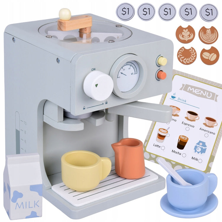 Coffee maker Jokomisiada wooden 24x16 cm for children 3 years +