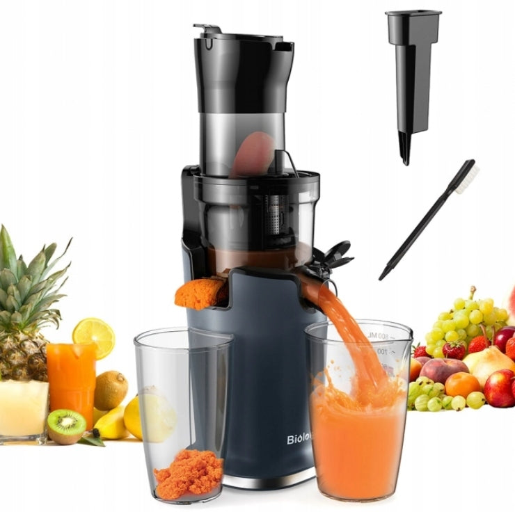 Cold Fruit Juicer BioloMix 200W 40-65RPM [Certificate][EN]