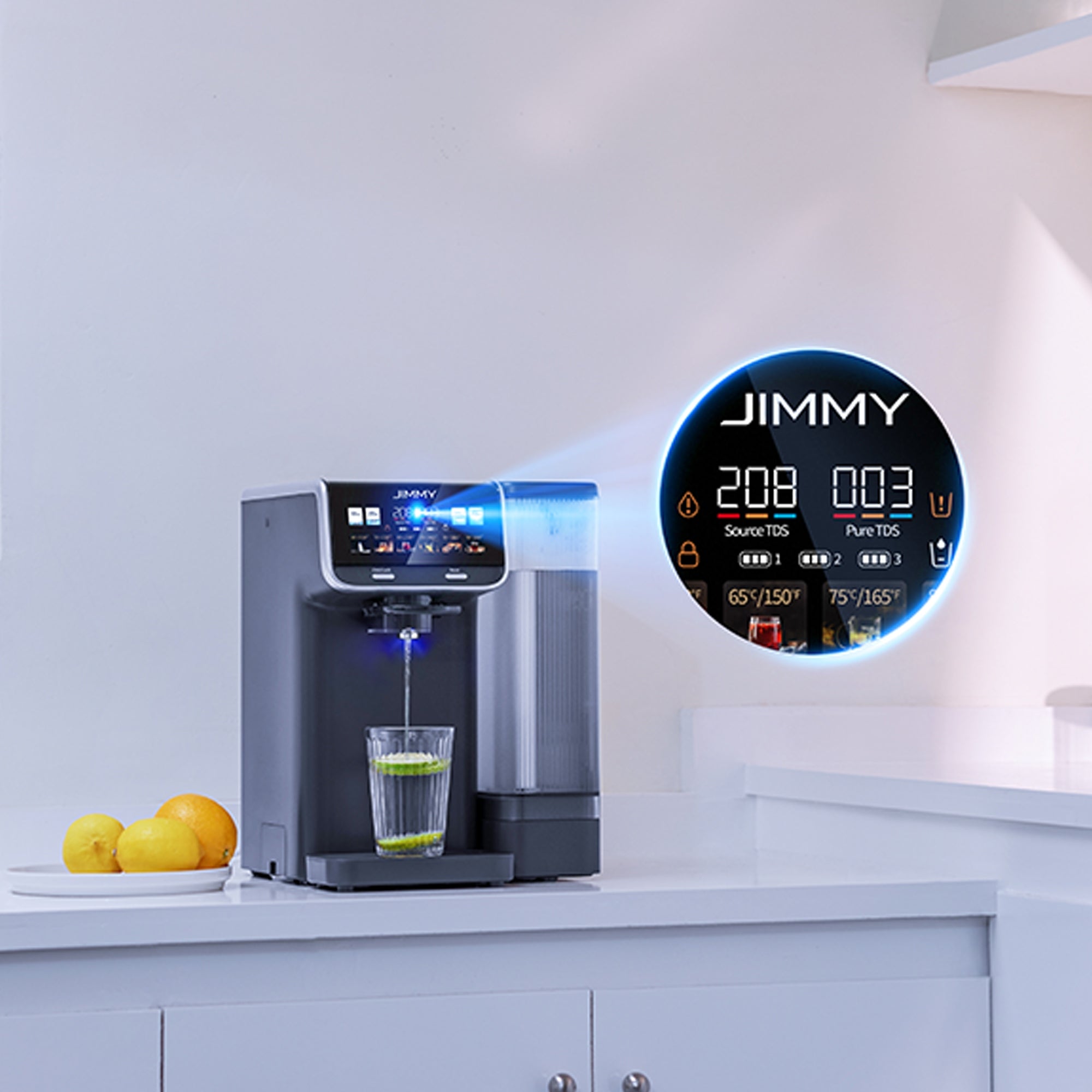 Cold sparkling gas water dispenser JIMMY M9 PRO + Matrix S9 Packaging status original