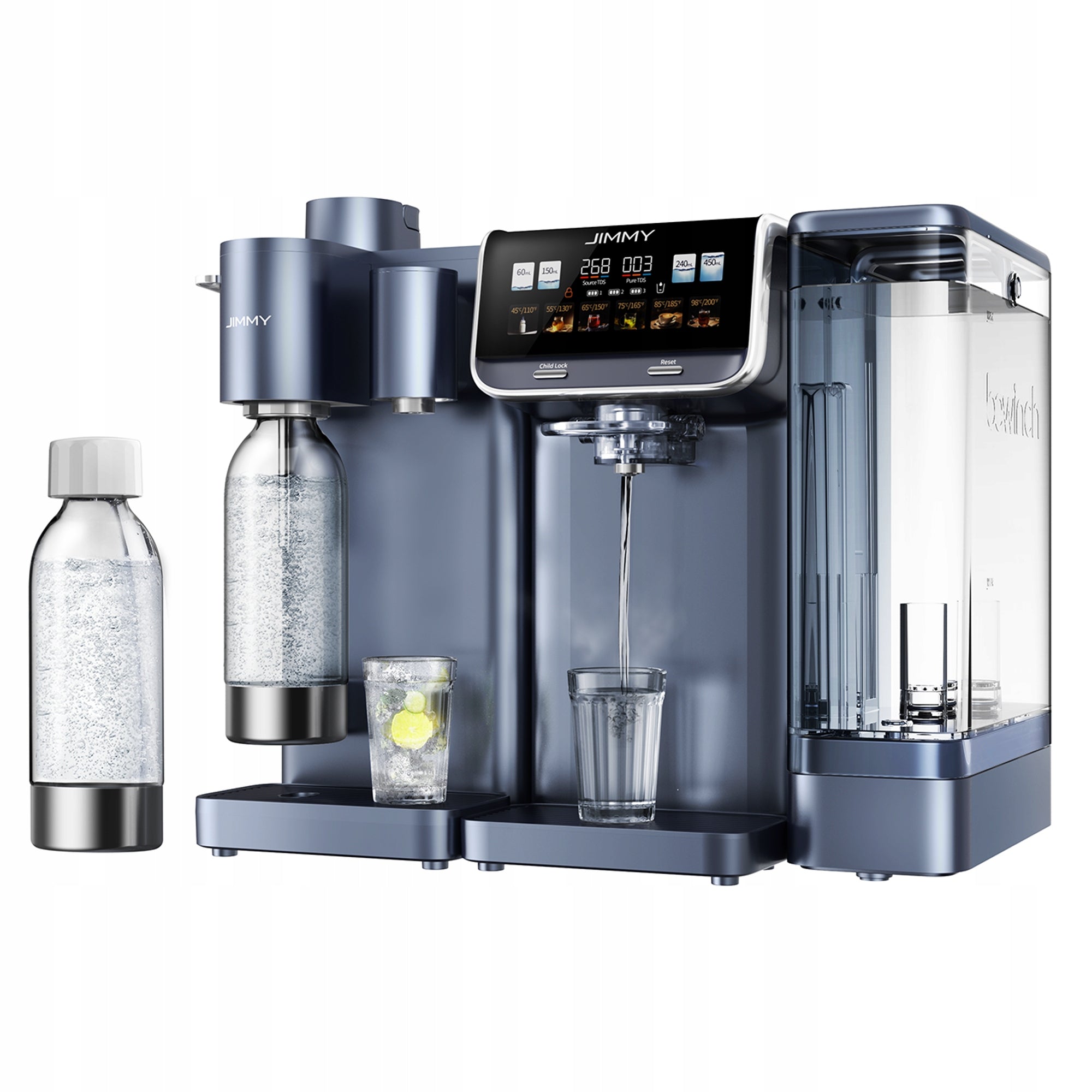 Cold sparkling gas water dispenser JIMMY M9 PRO + Matrix S9