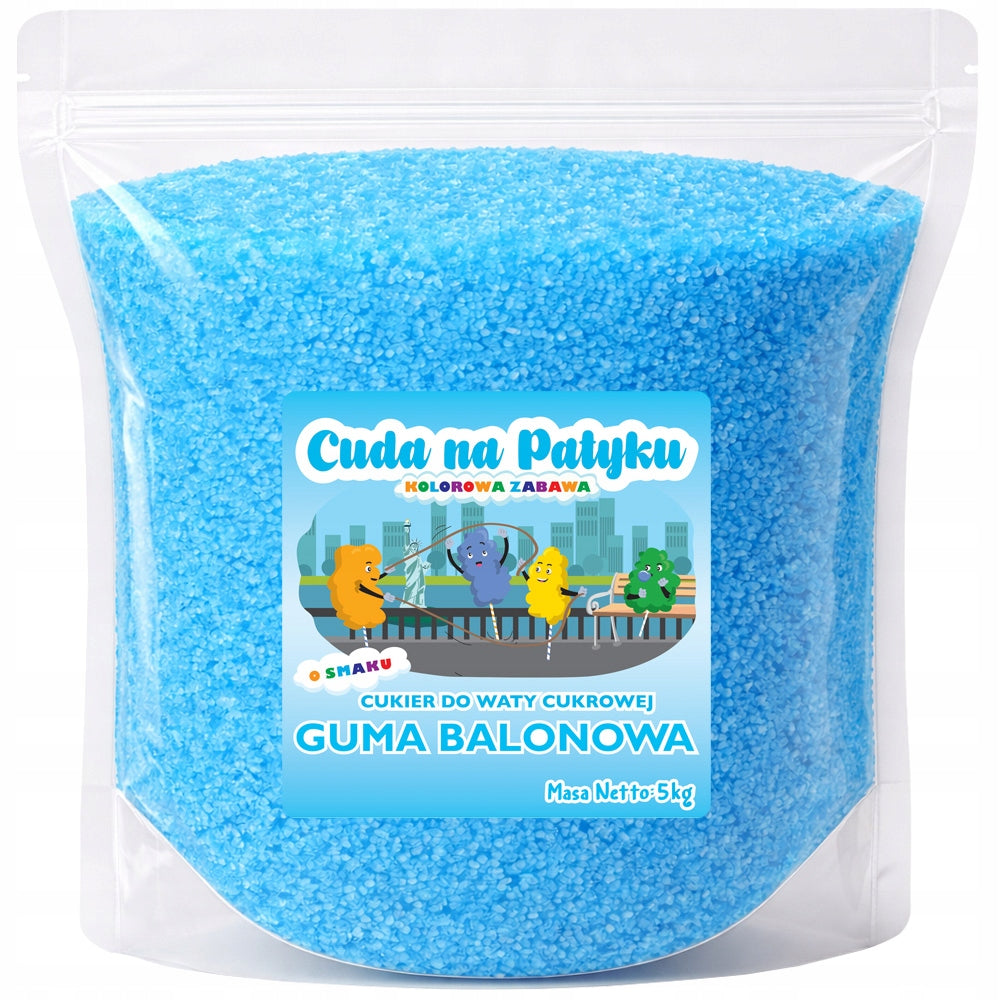 Colorful Cotton Candy Sugar for Flavor Machine BALLOON GUM 5 KG Packaging status original