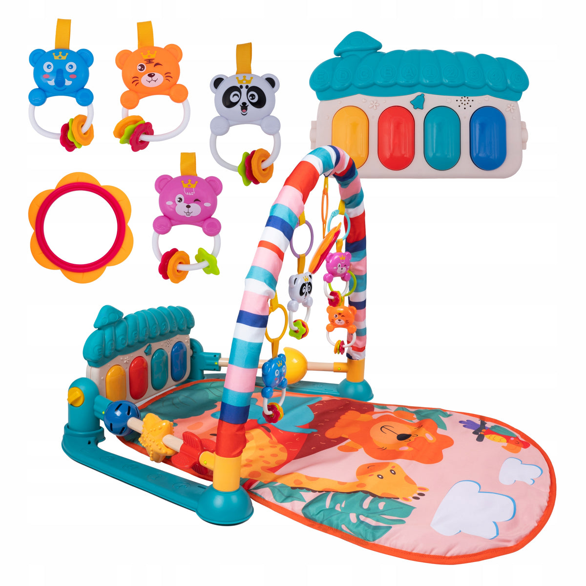 Colorful Musical Educational Mat for Babies