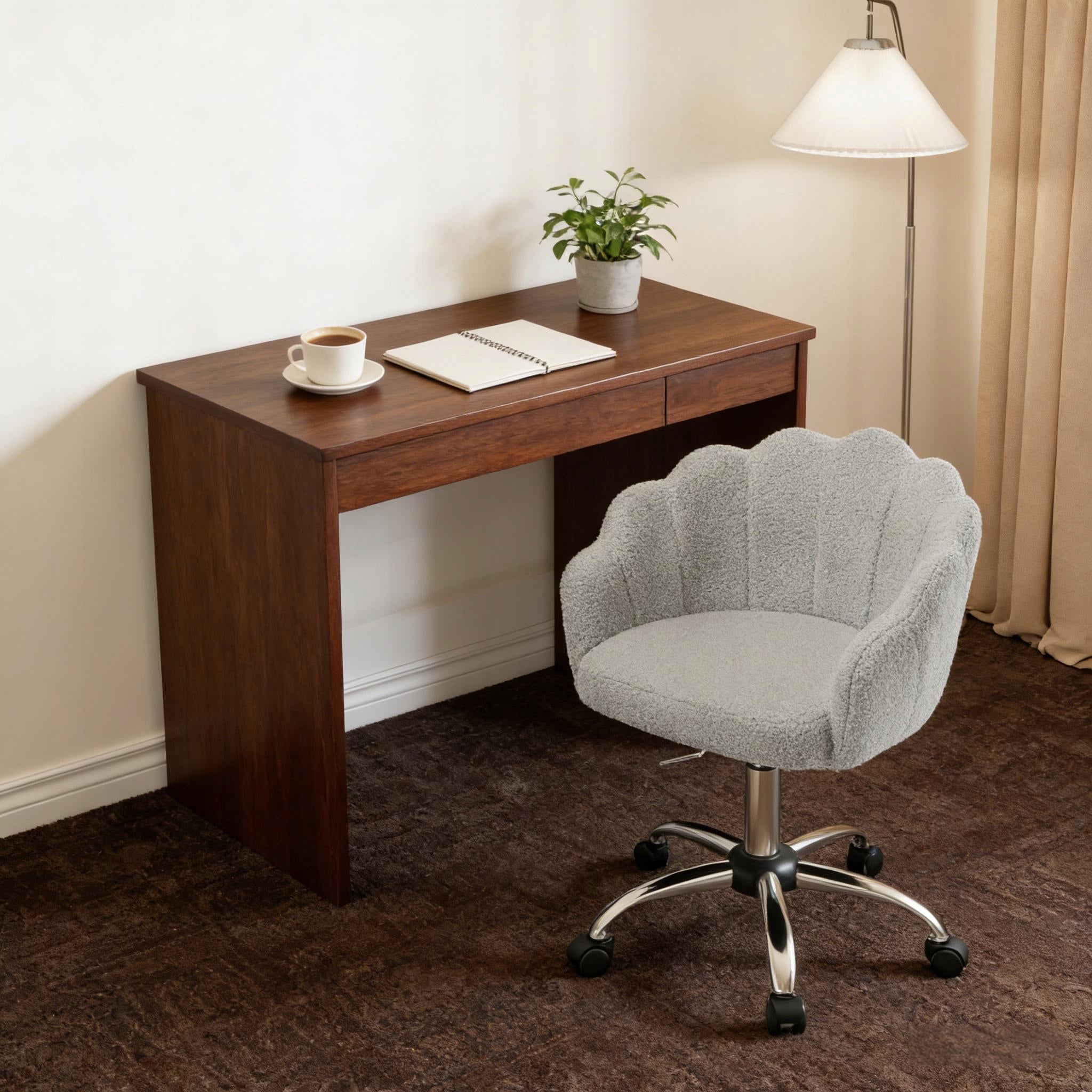 Colorful and Stylish Office Chair with Nature Motif, Perfect for Desk Brand no brand