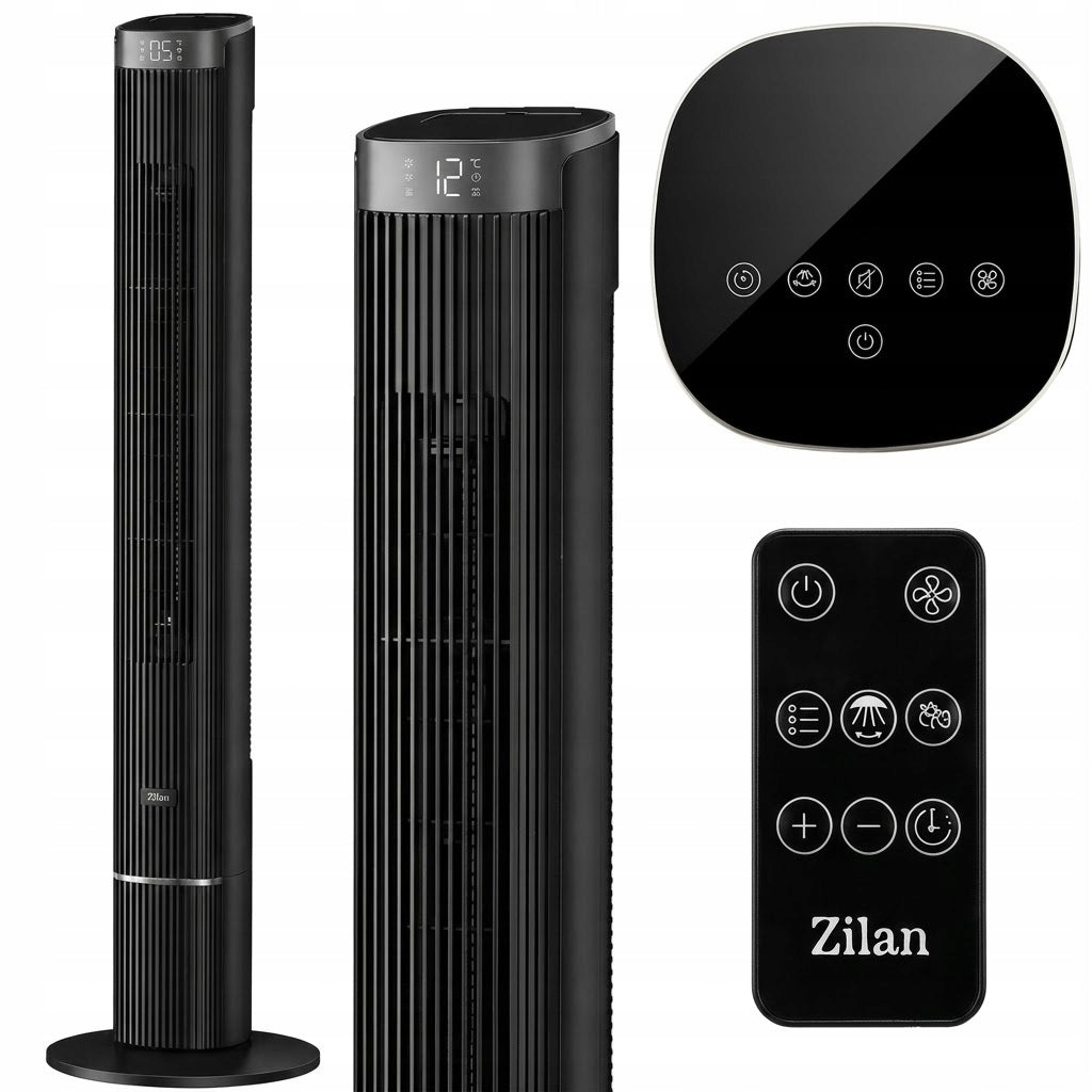 Column Fan 12 Speeds Smart 110 Cm 40W Led Remote Control Xxl