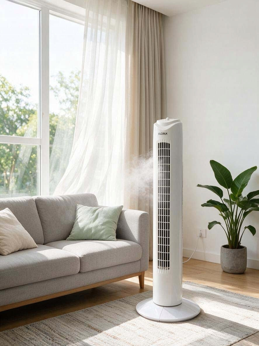 Column Fan 80cm FLORIA Tower Oscillation Timer Manufacturer code 814789
