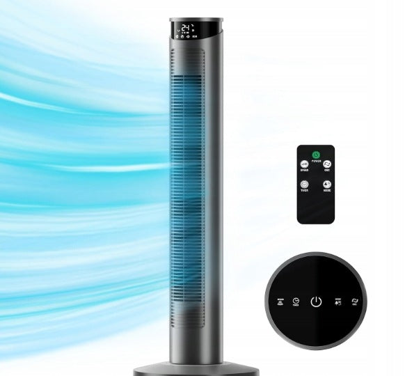 Column Fan 92cm Oscillating Quiet TIMER LED Display Remote Control