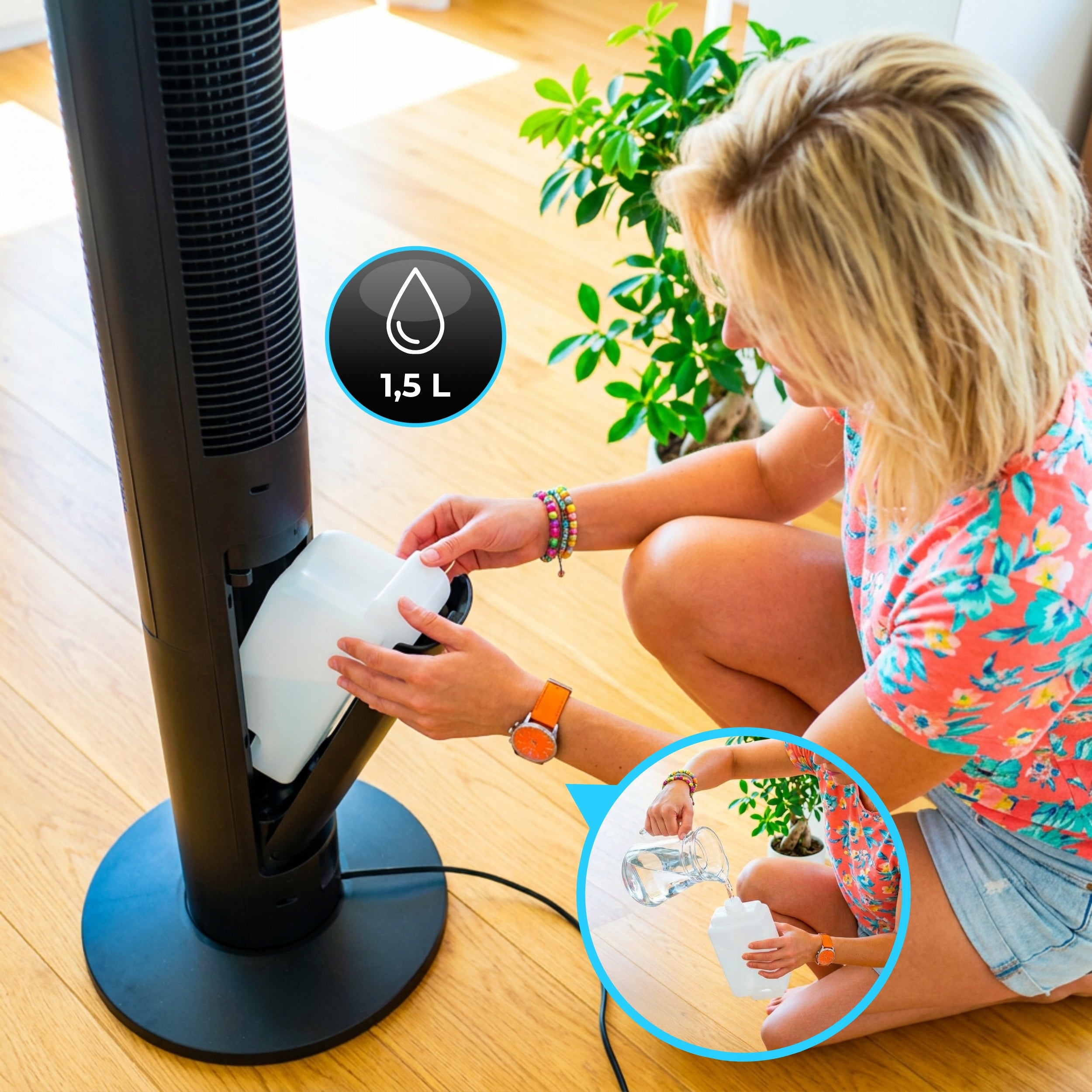Column fan CLIMATIVE MIST silent fan MIST+IONIZATION+AROMA Manufacturer code Wentylator kolumnowy Climative Mist I