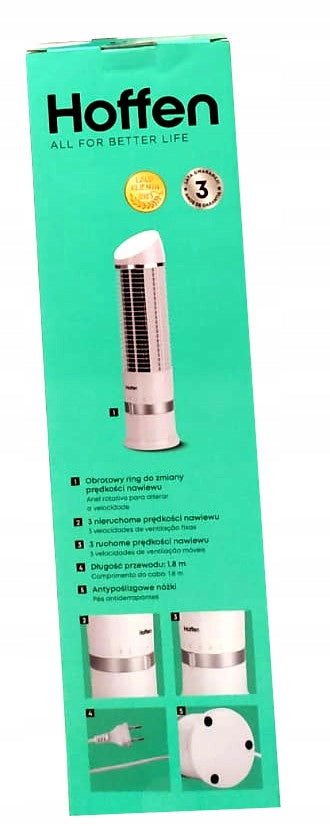 Column fan Hoffen AD-110248 white Brand Hoffen
