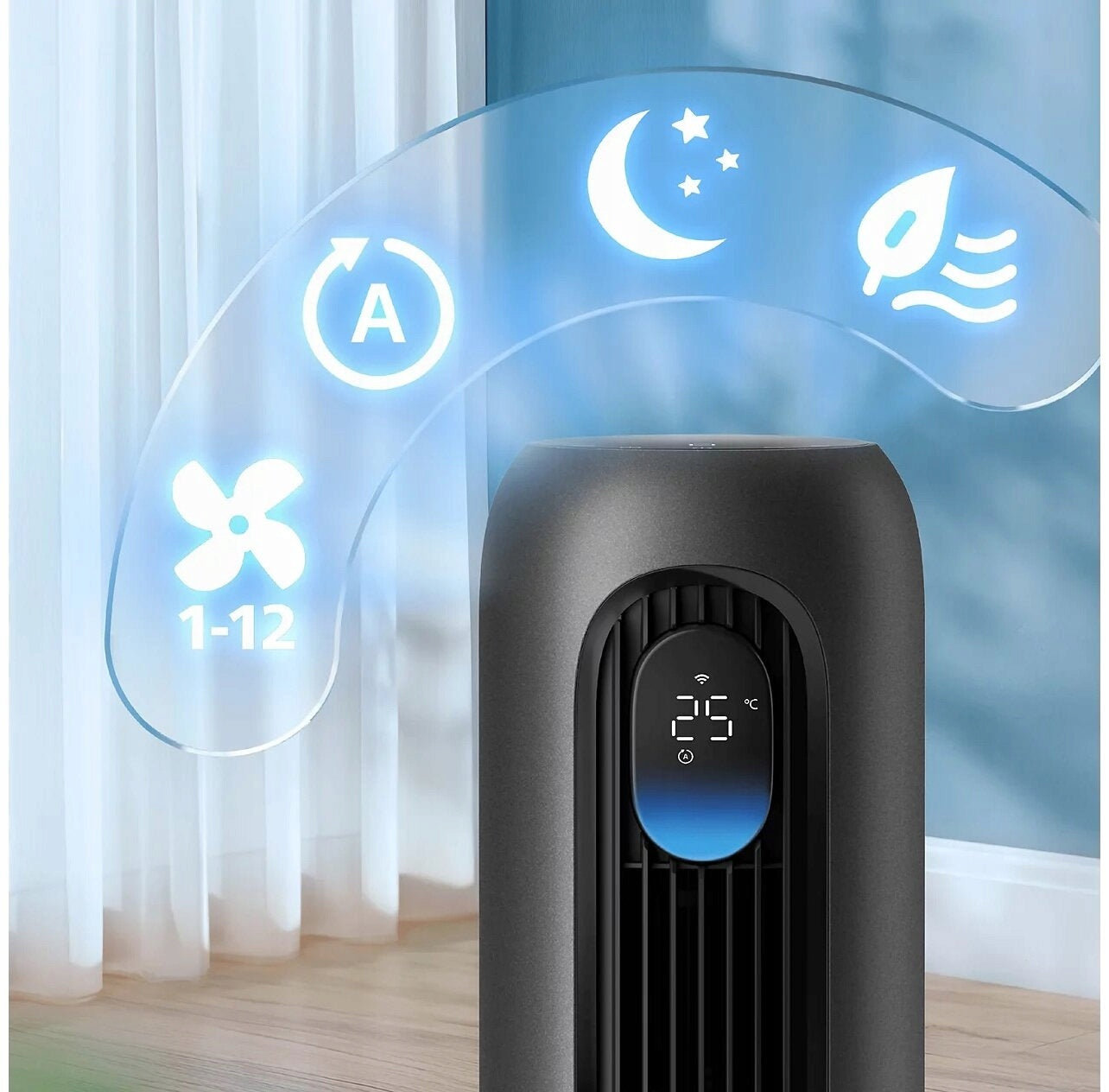 Column fan PHILIPS CX7550/01 Dark grey EAN (GTIN) 8720389079399
