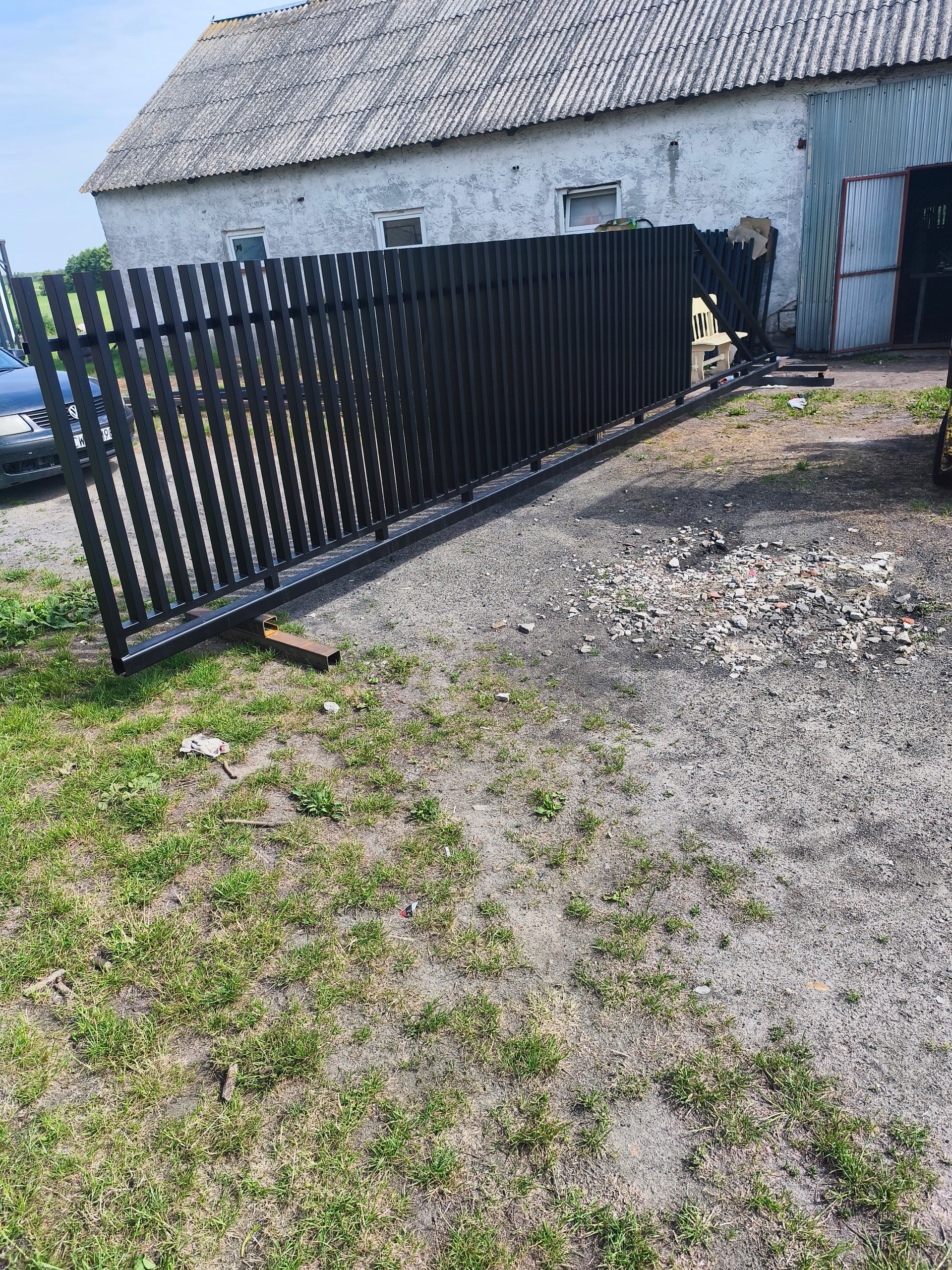 Comb sliding entrance gate 400x150 Gate type sliding