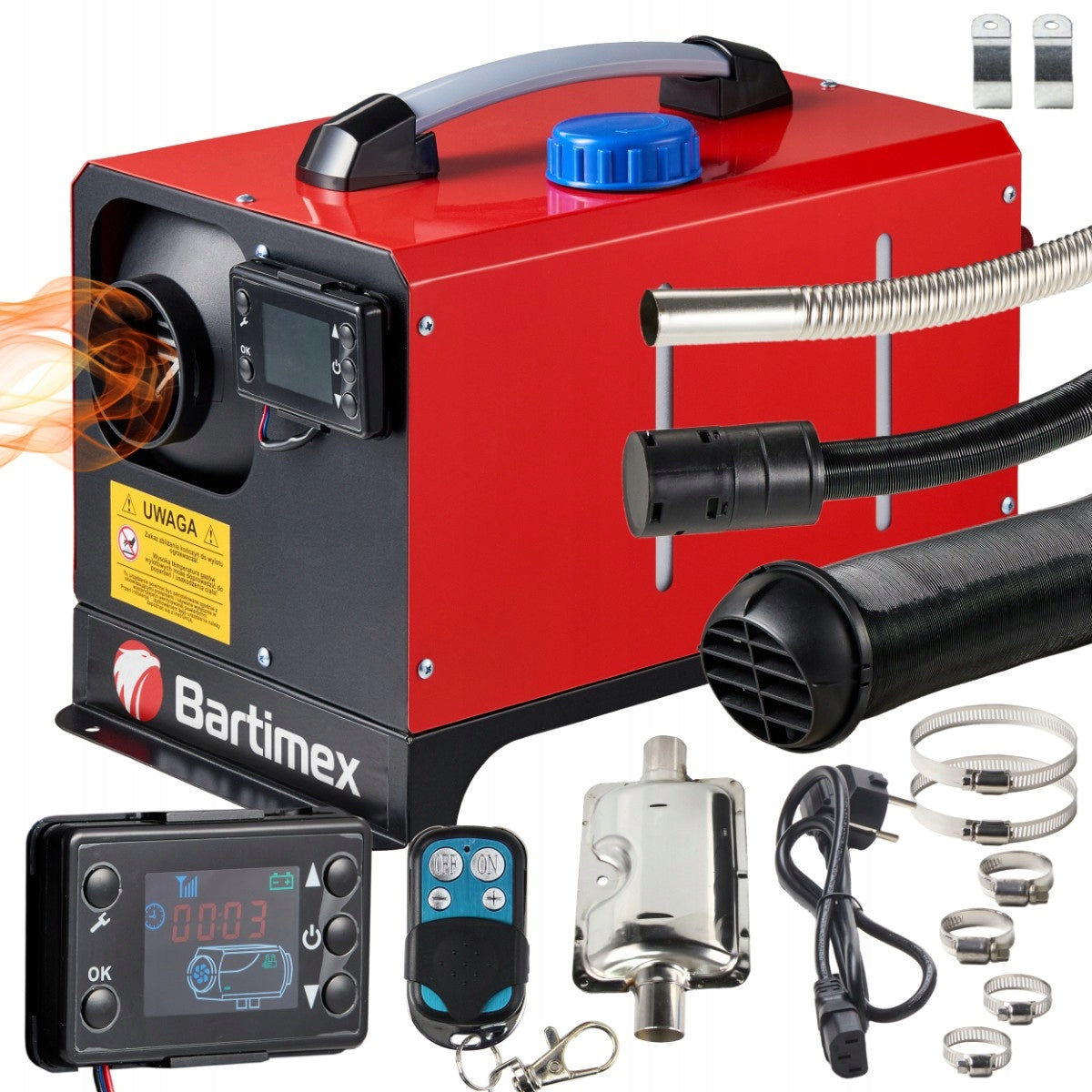 Combustion Oil Heater 8kW Stop Heating Blower 230V 12V