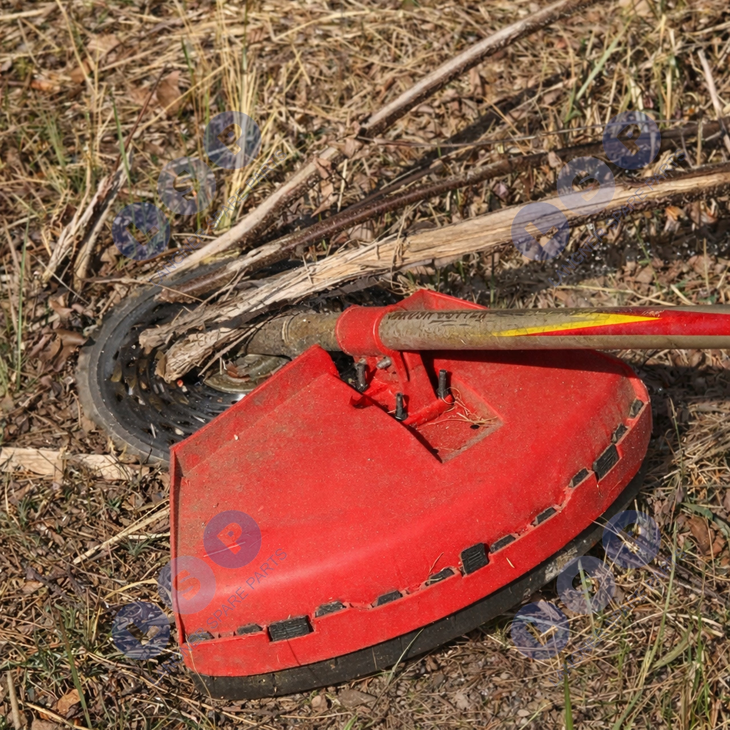 Combustion Scythe Disc Cutting Widow + Attachment For Lawn Mower Trimmer Manufacturer code 50-199+50-179