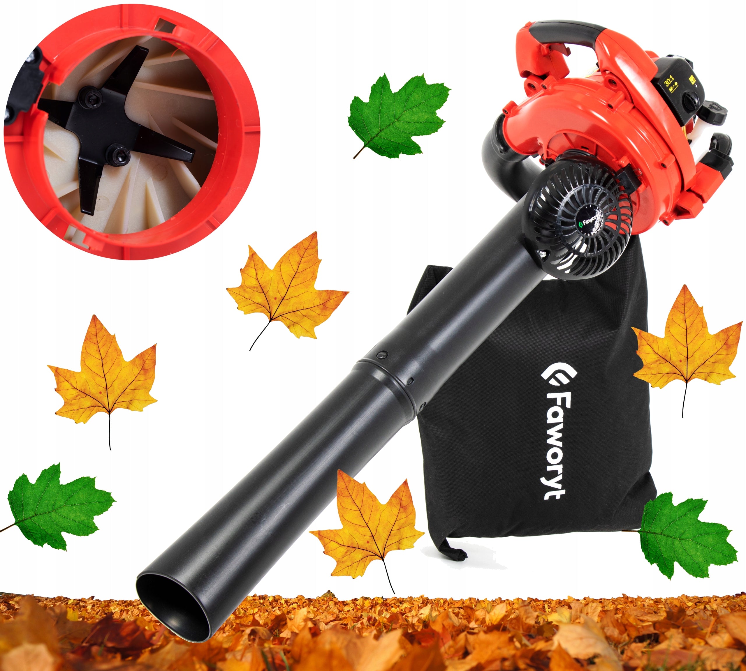 Combustion Vacuum Cleaner Leaf Blower Faworyt SPD30D 0,9HP