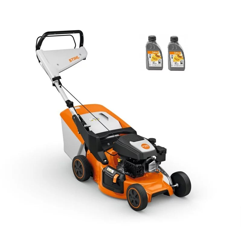 Combustion mower with basket Stihl RM248.3 46cm 3in1 for mowing grass STRONG
