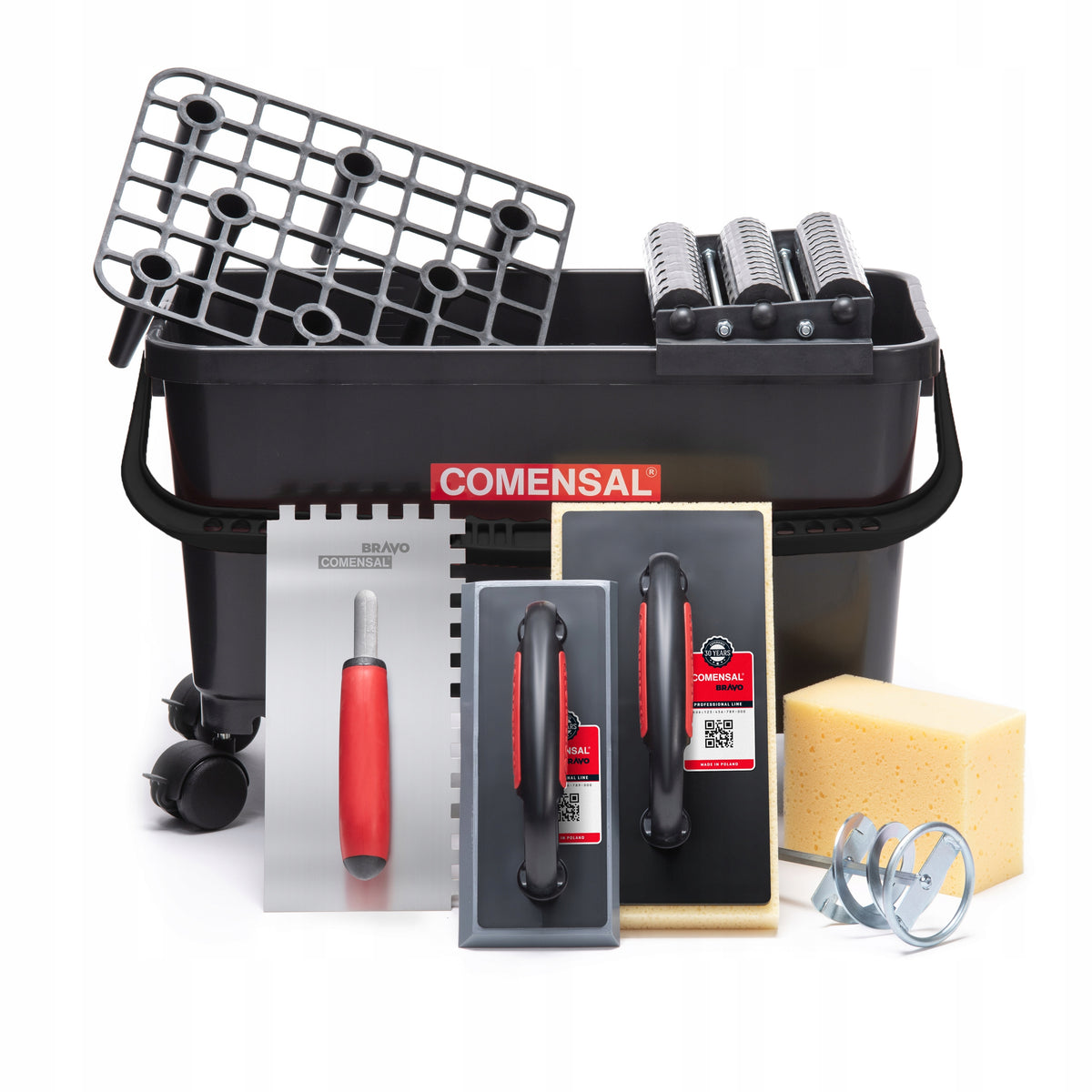 Comensal 24L Grouting Bucket, Glazing Set 9 Elements