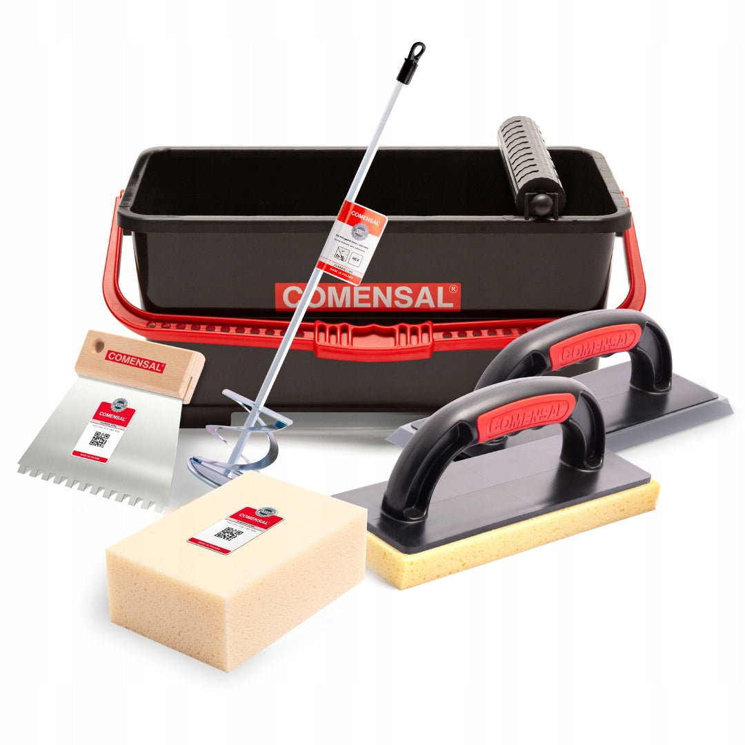 Comensal Grouting bucket 12L, tile set 7 elements