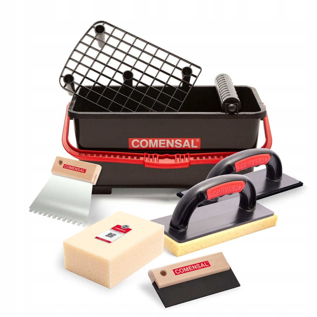Comensal Grouting bucket 12L, tile set 8 elements