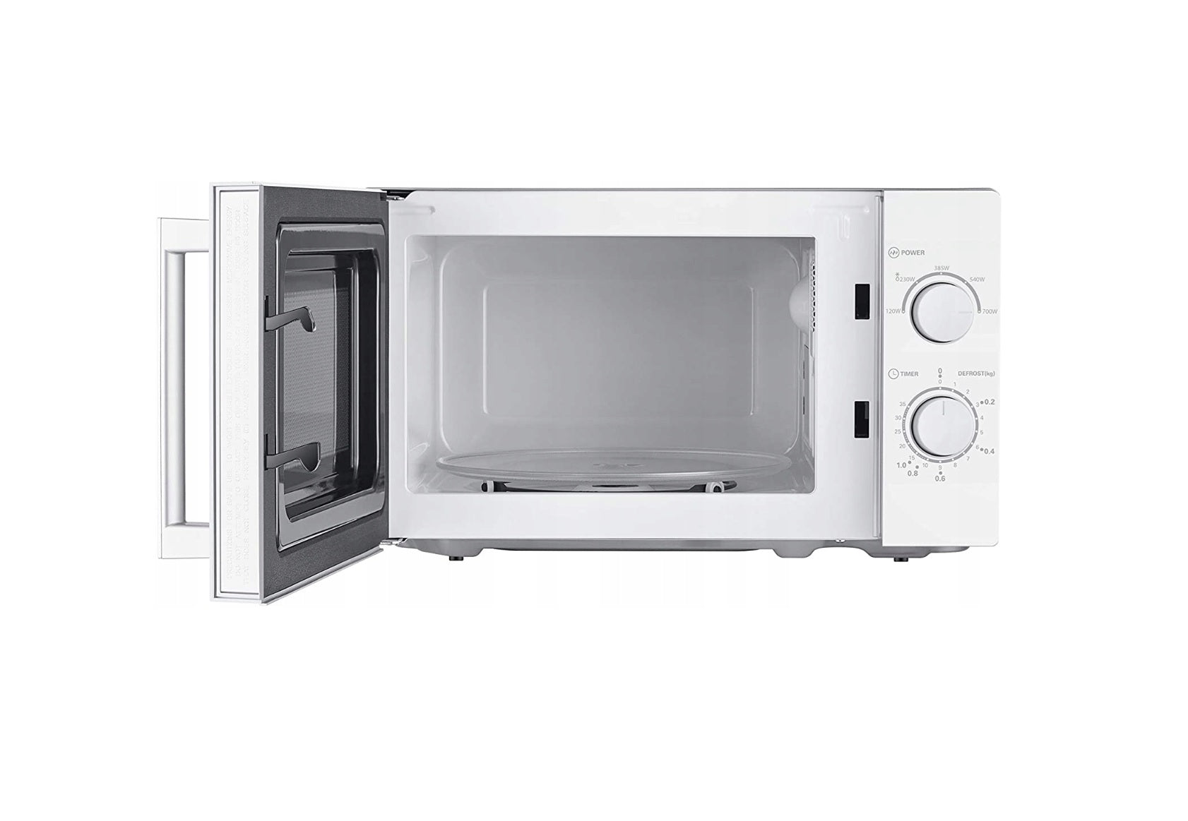 Comfee CMSN20WH Microwave Oven 20L 700W 5 Power Levels Timer White Brand Comfee