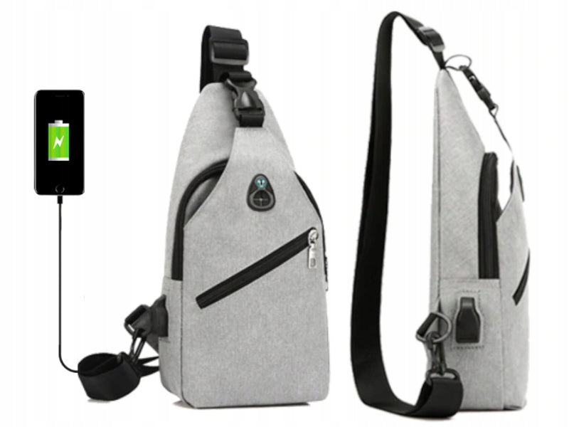 Comfortable One-Shoulder Sports Backpack Black