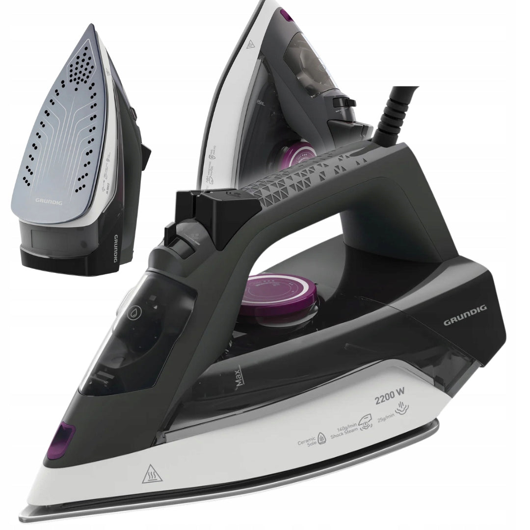 Comfortable STEAM IRON with ceramic foot GRUNDIG SI 4850 2200 W