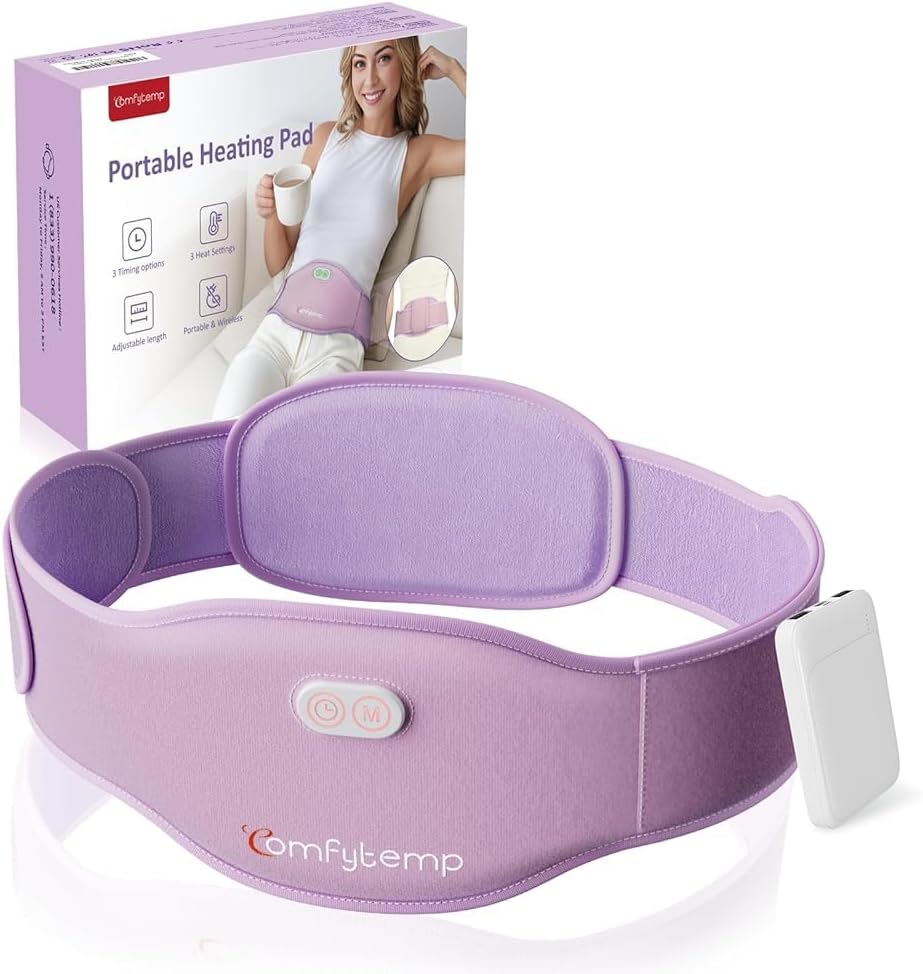 Comfytemp K9242 electric hot water bottle heater to relieve menstrual pain