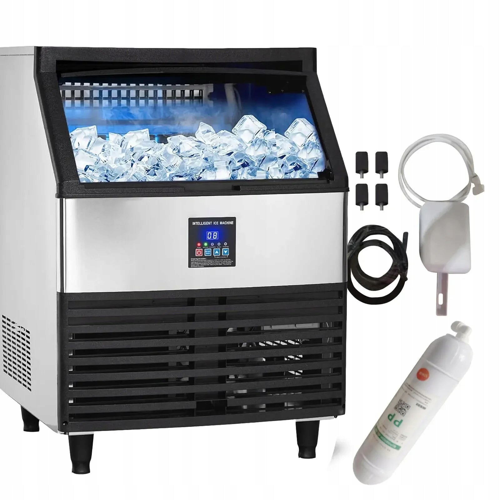 Commercial Freestanding Cabinet Ice Maker, 270 lbs/24 Hours, 140 Ice Cubes Manufacturer code 8200KGSYZBJ0000001V2