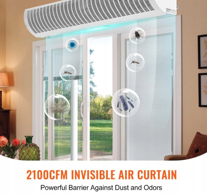 Commercial Indoor Air Curtain 60 Inch Axial Manufacturer code kurtyna powietrzna do wnętrz 60 cali Osiowy