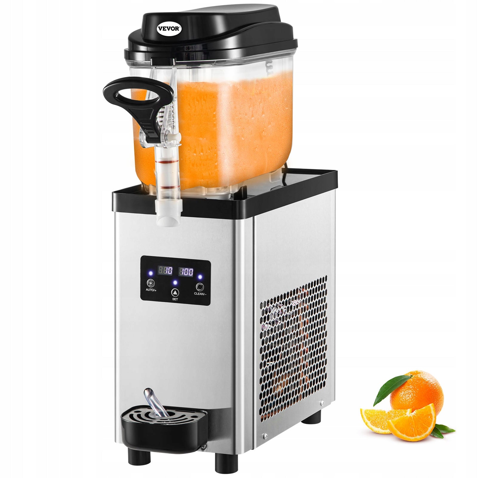 Commercial Slushy Machine 6L 25Cups 705W Stainless Steel for Cafes Home Use