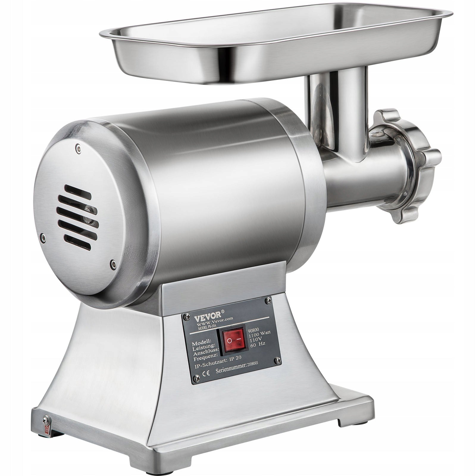 Commercial Stainless Steel Meat Grinder 450lbs Sausage Stuffer 850W Model KMDMM
