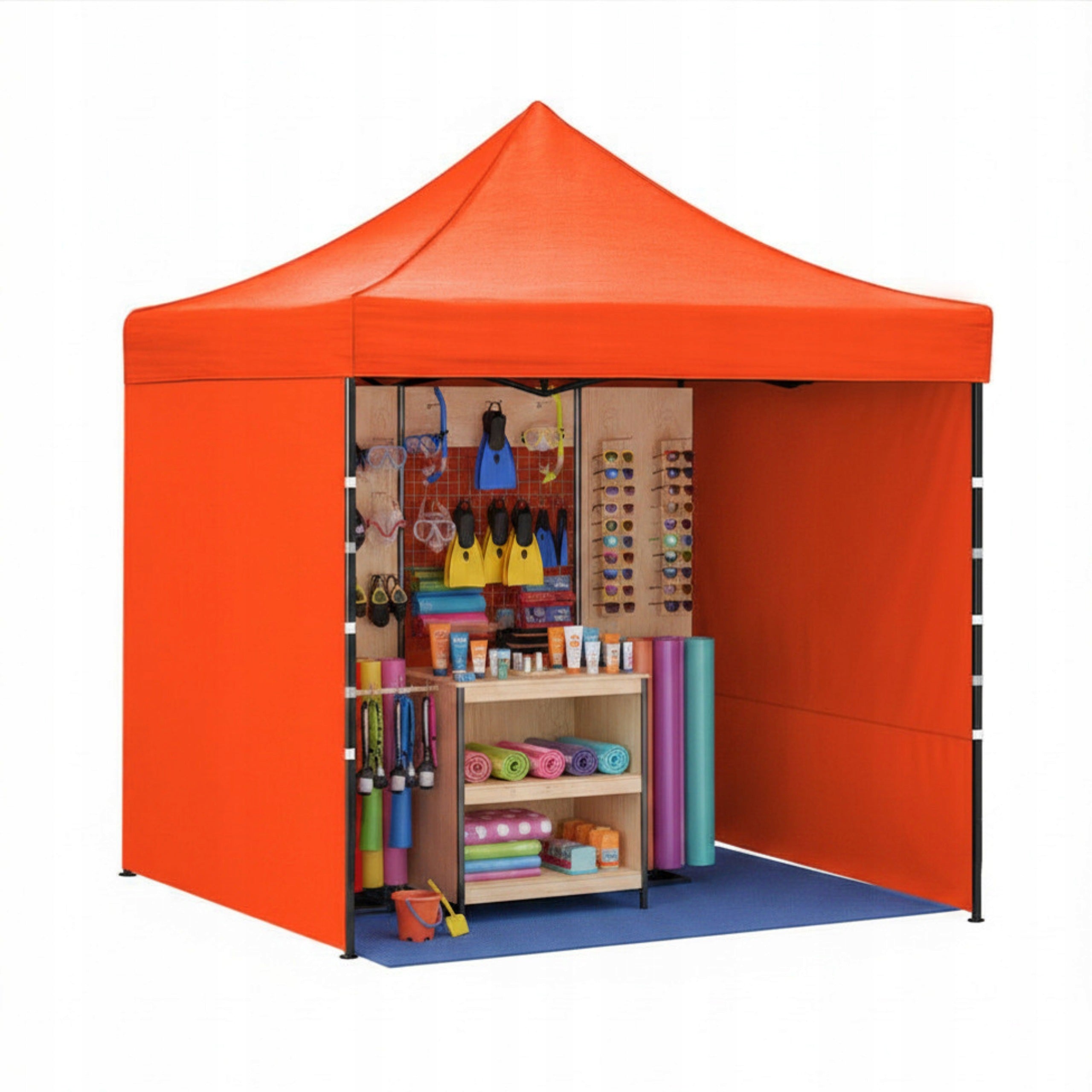 Commercial Tent 2x2m Aga Party Orange Express Pavilion Waterproof