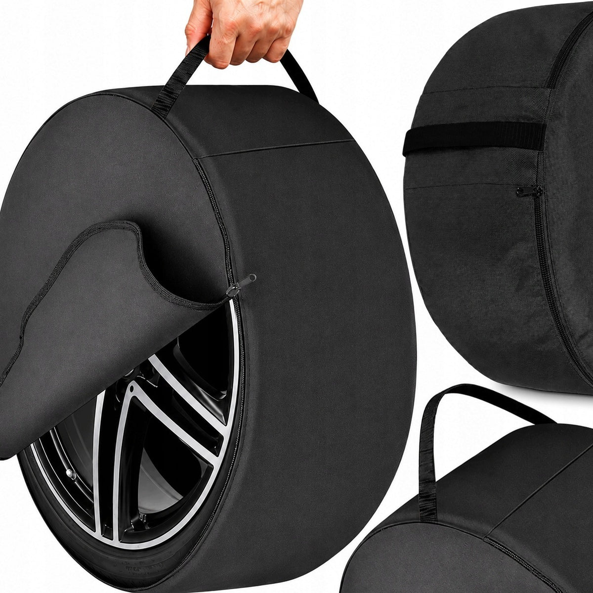 Commuter Spare Wheel Cover 4XL 75CM Zipper Carrying Handle