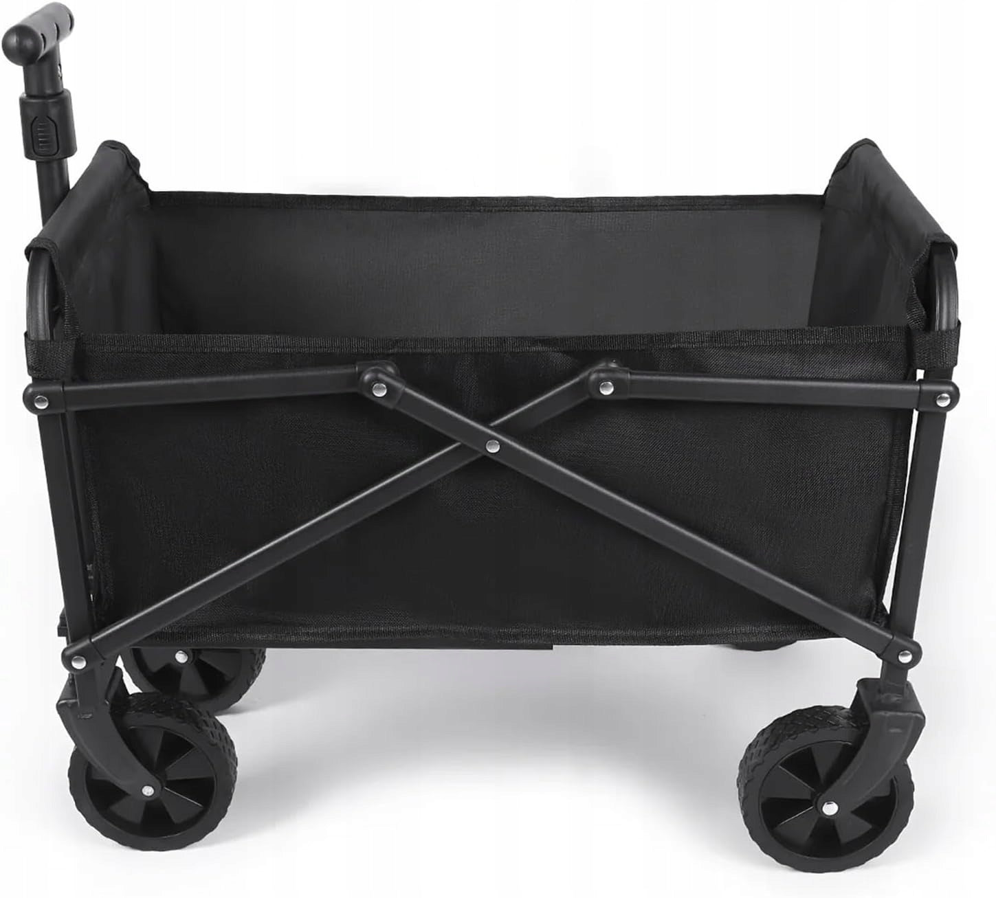 Compact Folding Mini Garden CART BEACH Transport with Black Kind trolley