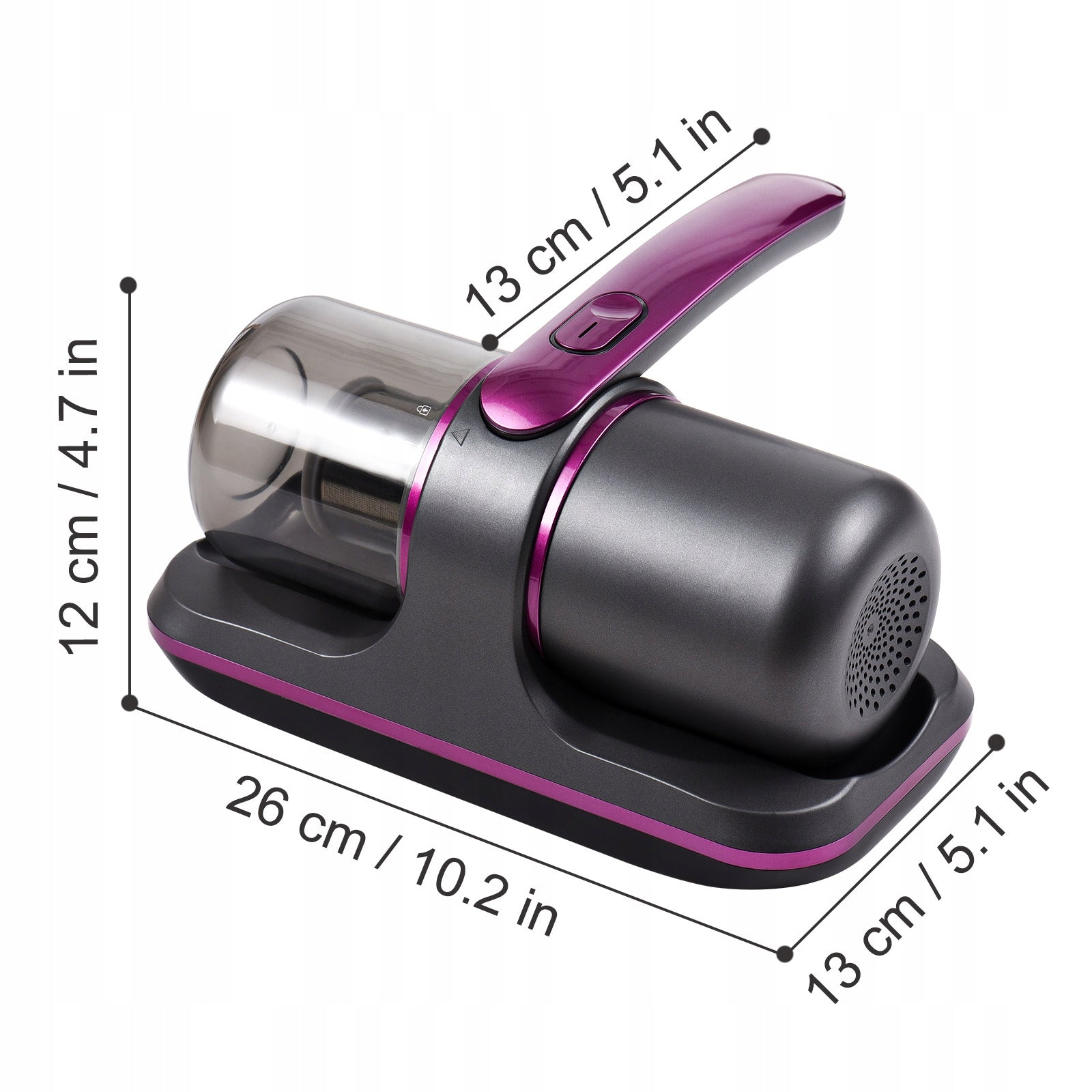 Compact Matress Purified Vacuum Cleaner 100W Handheld Cordless with 35 Brand no brand