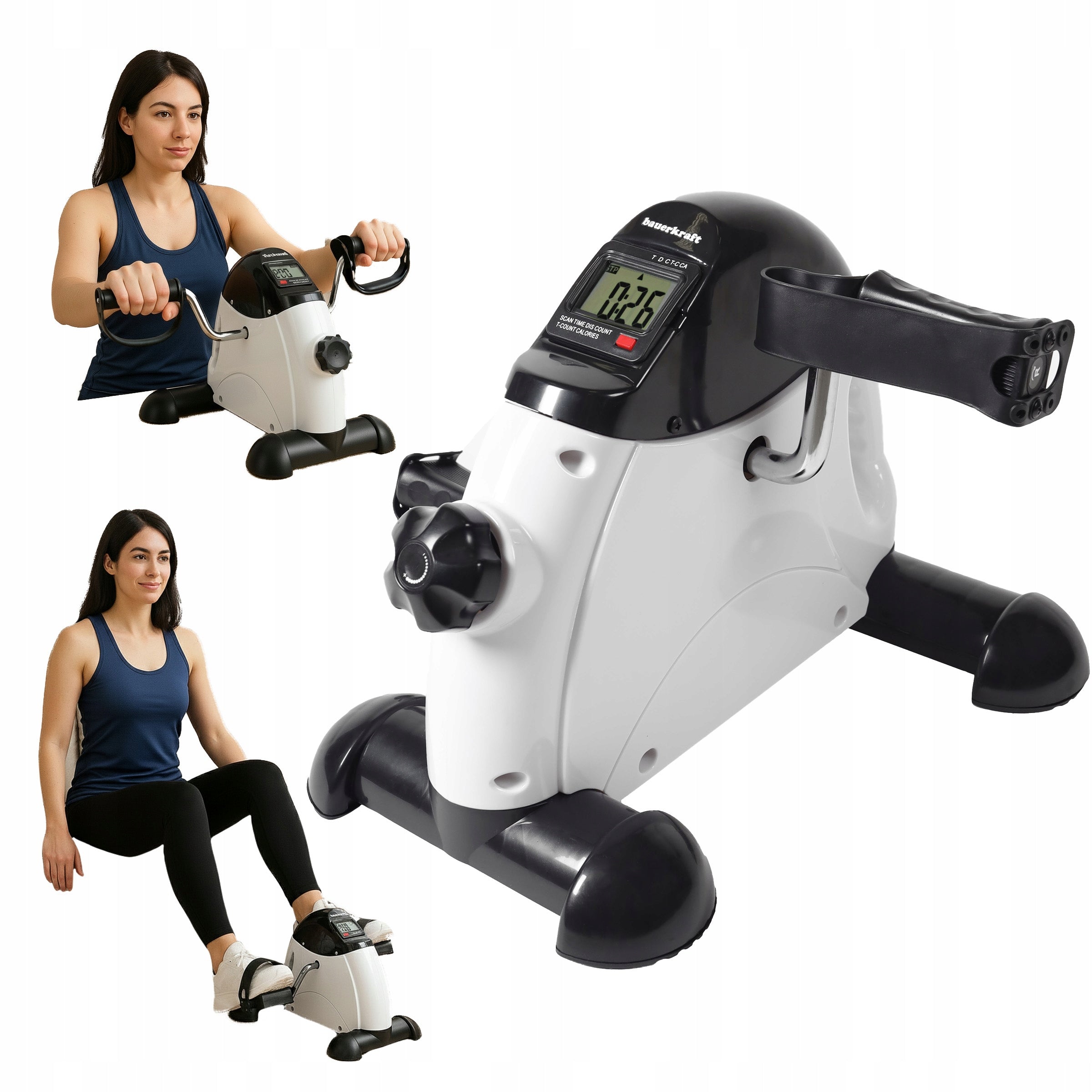 Compact exercise bike rotor for exercise rehabilitation bike 2in1
