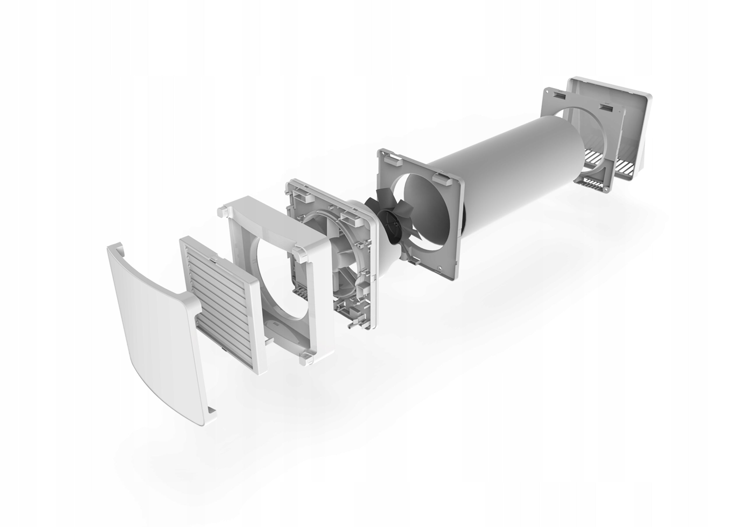 Compact wall recuperator EBERG REQU2 160 60 m3/h + Remote control Brand EBERG