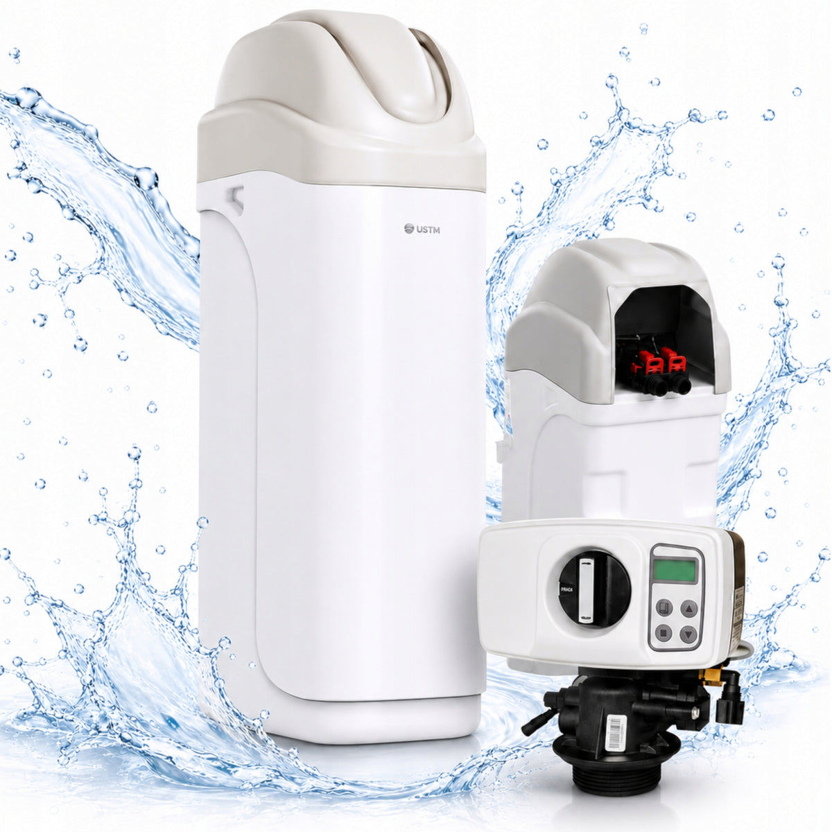 Compact water softener treatment station for home Ustm PRIMO 20L
