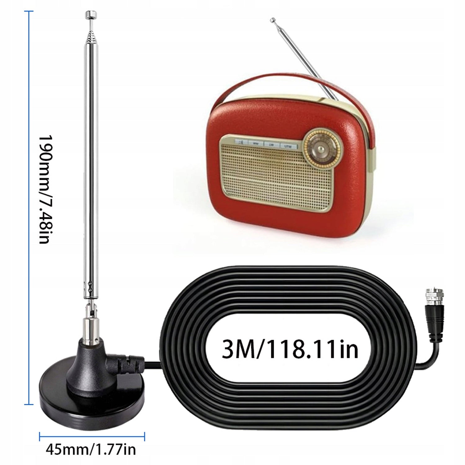Compatible with Yamaha Room Radios and Stereo Audio-Video Receivers Packaging status original