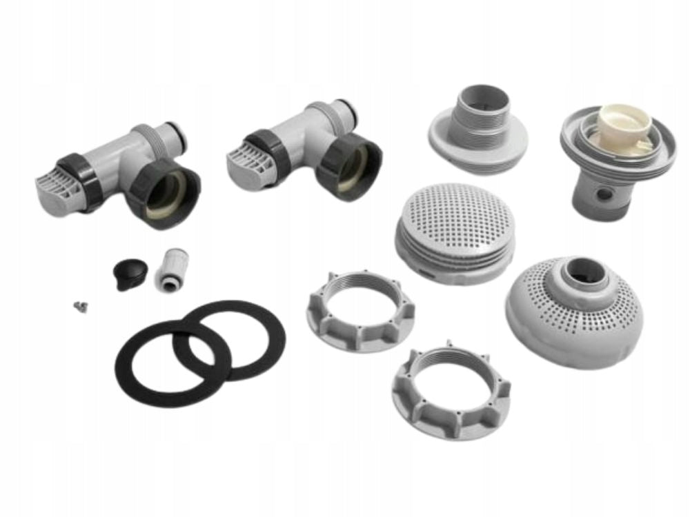 Complete 38mm Pool Valves for Swimming Pool with Nozzles + Hydro Aeration INTEX Packaging status original