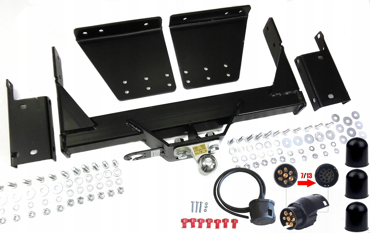 Complete TOWING HOOK + BEAM IVECO DAILY 99-14 III 3 Double Wheels + Container