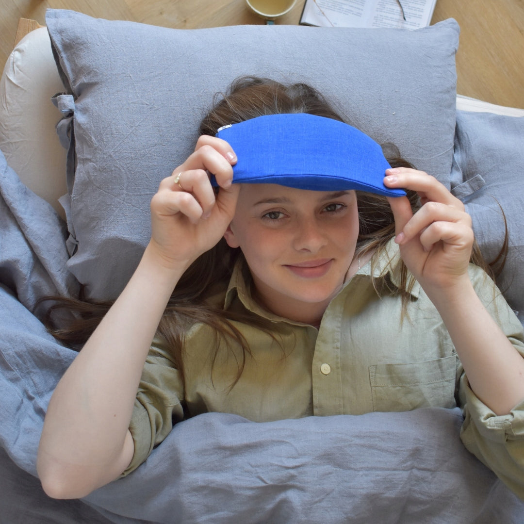 Compress with salt cushion QATAR/SINUSES 100% LINEN (insert with salt+cover)