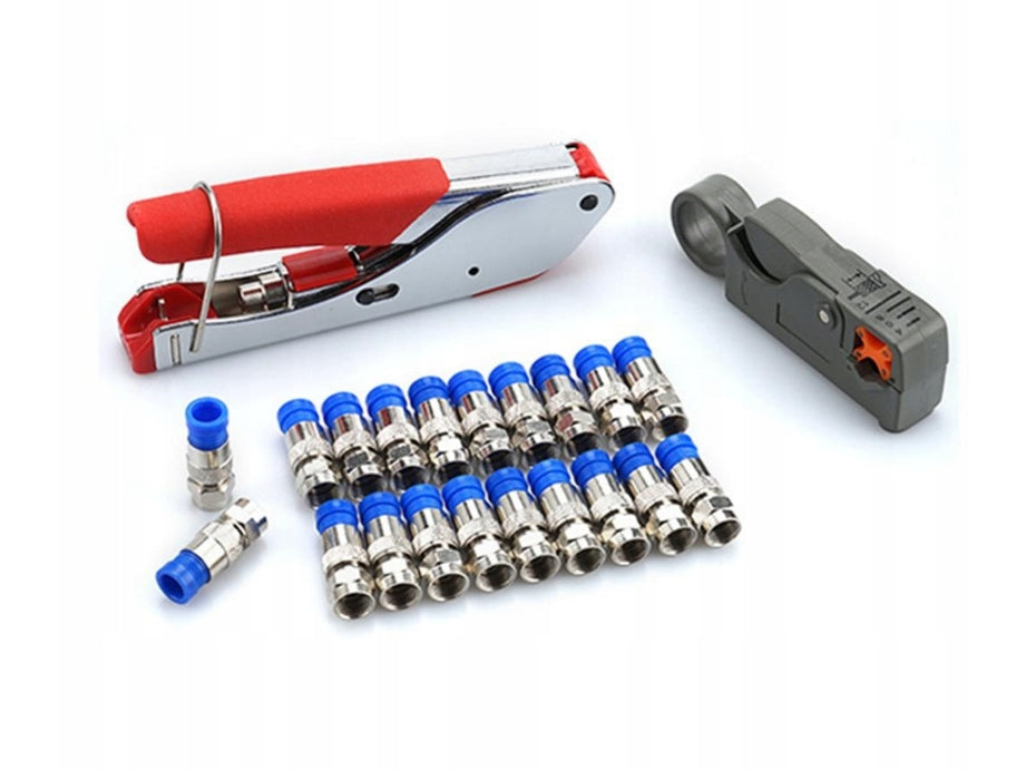 Compression Crimping Machine 20x Plug F RG-6